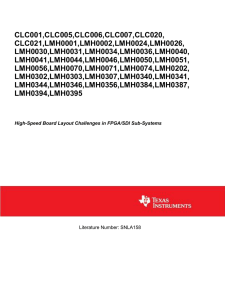 High-Speed Board Layout Challenges in FPGA/SDI Sub