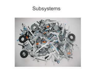 Field and Service Robotics subsystems