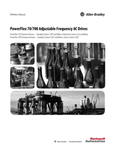 PowerFlex 70/700 Adjustable Frequency AC Drives Reference Manual