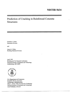 Prediction of Cracking in Reinforced Concrete Structures