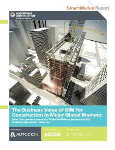 BUSIneSS VAlUe OF BIM FOR COnSTRUCTIOn