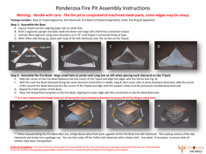 Ponderosa Fire Pit Assembly Instructions