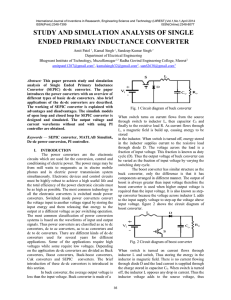 study and simulation analysis of single ended primary