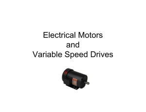 Electrical Systems, Motors and Drives