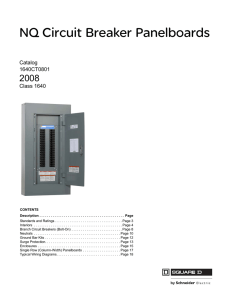 NQ Circuit Breaker Panelboards