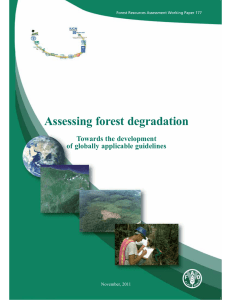 Assessing forest degradation - Food and Agriculture Organization of