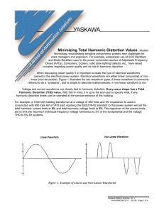 Minimizing Total Harmonic Distortion Values. Modern