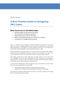 A Best Practice Guide to Designing TM1 Cubes