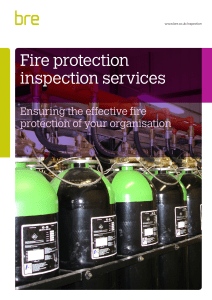 Fire protection inspection services