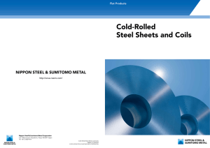 Cold-Rolled Steel Sheets and Coils