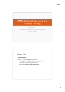 RAMS, Systems Engineering and Systems Thinking_pub.pptx