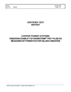 CERTIFIED TEST REPORT - SPX Transformer Solutions