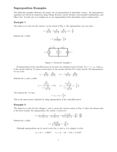 Superposition Examples