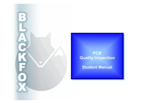 PCB Quality Inspection Student Manual