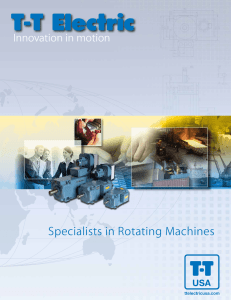 Specialists in Rotating Machines