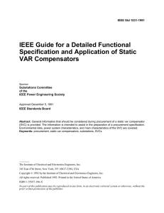 IEEE Guide for a Detailed Functional Specification and Application