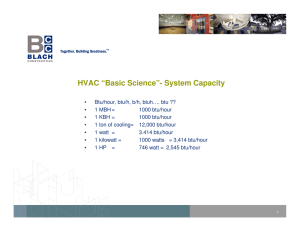 HVAC “Basic Science”