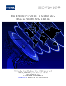 The Engineer`s Guide To Global EMC Requirements: 2007