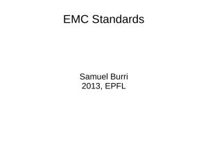 EMC Standards - Moodle