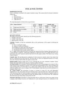 Lecture 6 Fuel System