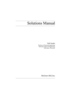 Hadi Saadat Solutions Manual