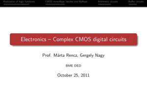 Complex CMOS digital circuits