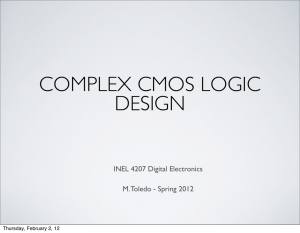 COMPLEX CMOS LOGIC DESIGN