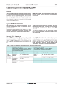 Electromagnetic Compatibility (EMC)