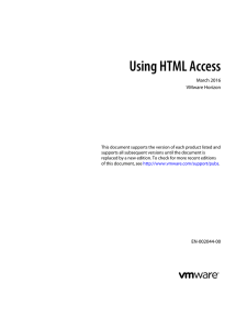 Using HTML Access