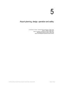 Airport planning, design, operation and safety