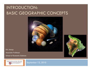 introduction: basic geographic concepts