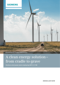 A clean energy solution – from cradle to grave