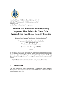 Monte Carlo Simulation for Interpreting Improved Time Points of a