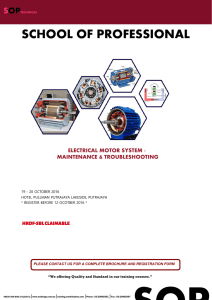 electrical motor system - Orest Sdn Bhd