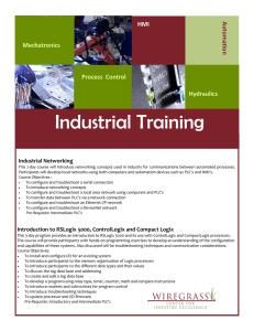 Industrial Training - Wiregrass Georgia Technical College