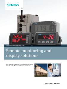 Remote monitoring and display solutions