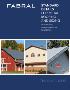 standard details for metal roofing and siding the blue book