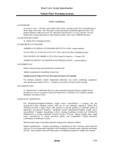 CSI Short Form Guide Specification