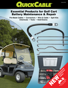 Essential Products for Golf Cart Battery Maintenance