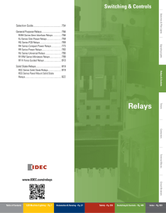 Relay and Socket Catalog