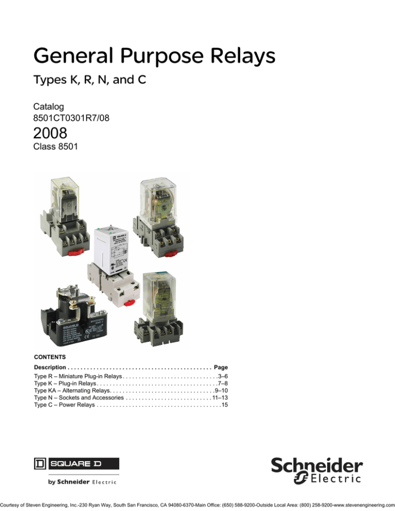 General Purpose Relays