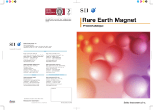 Rare Earth Magnet Product Catalogue