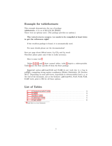tablefootnote package example