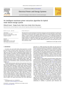 An intelligent maximum power extraction algorithm for hybrid wind