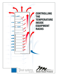 Controlling the Temperature Inside Equipment Racks