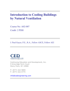 Introduction to Cooling Buildings by Natural