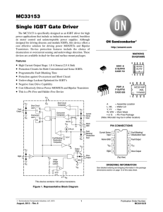 MC33153 Single IGBT Gate Driver