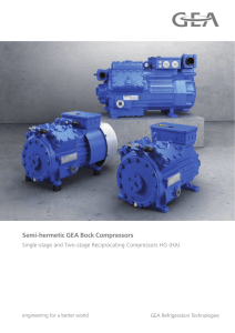 Semi-hermetic GEA Bock Compressors
