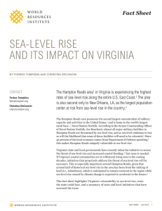 sea-level rise and its impact on virginia