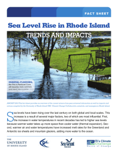 Sea Level Rise in Rhode Island